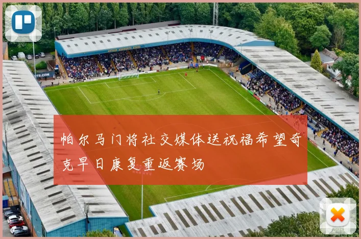帕尔马门将社交媒体送祝福希望奇克早日康复重返赛场